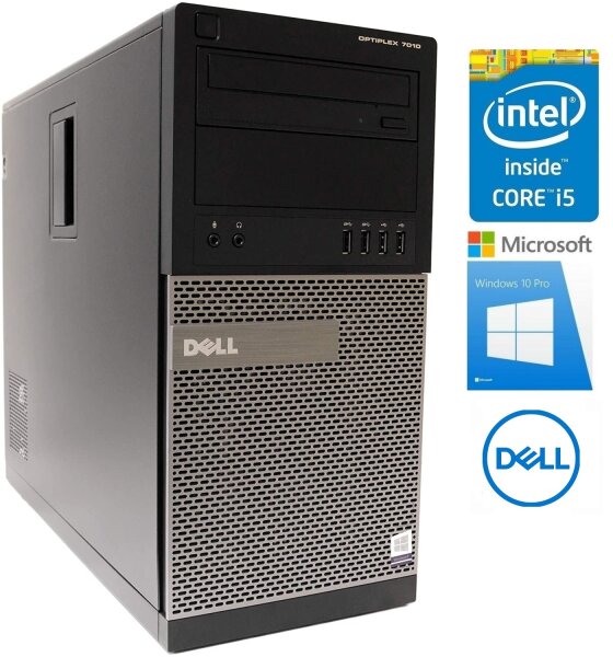 Dell Optiplex 7020 Midi Tower i5-4590 DVD Brenner 8GB RAM 500GB HDD Win 10 Pro