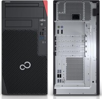 Fujitsu Esprimo P7010 Tower PC Desktop-Computer, Prozessor Core i3-10100, RAM 16 GB, NVMe 512 GB, Windows 11 Pro