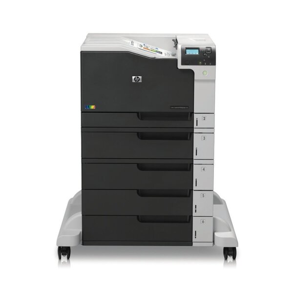 HP Color LaserJet  CP5525 DN & 6 Papierfächer Rollbarer Farblaser Drucker 30 Seiten / Min