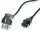 ROLINE Kaltgerätekabel C13, Schutzkontaktstecker, schwarz, 3 m