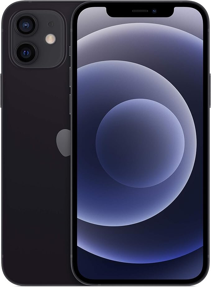 Apple iPhone 12 ブラック 64GB SIM FREE Apple iPhone 12 schwarz 64GB SIM-FREE ohne Vertrag A2403 gut, 179,99 €