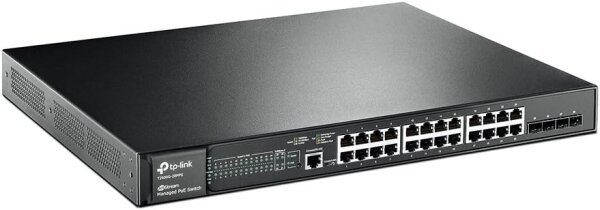 TP-Link TL-SG3424P JetStream 24-Port Gigabit PoE+ Managed Switch 4x SFP